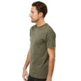 thumbnail image 3 of M&O Gold Soft Touch T-Shirt 4800, T-Shirt for Men, Men's Short Sleeve, Unisex Fit, Military Green, S, 3 of 5