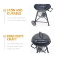 thumbnail image 2 of LEORX 1Pack Small Portable Grill For Mini House Furniture 9x3.54in Iron, 2 of 8