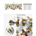 thumbnail image 5 of Ancient Egypt Window Curtain Kitchen Cabinet Coffee Tie-Up Valance Curtain Rod Pocket Short Curtain, 5 of 6