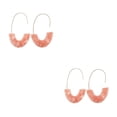 thumbnail image 2 of Pendientes Qarigey 1 par estilo simple forma de U estampado de leopardo acrílicos, 2 of 6