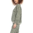 thumbnail image 3 of Honeydew Women's Vibrant Print French Terry Sweatshirt for Casual Chic Comfort, 3 of 4