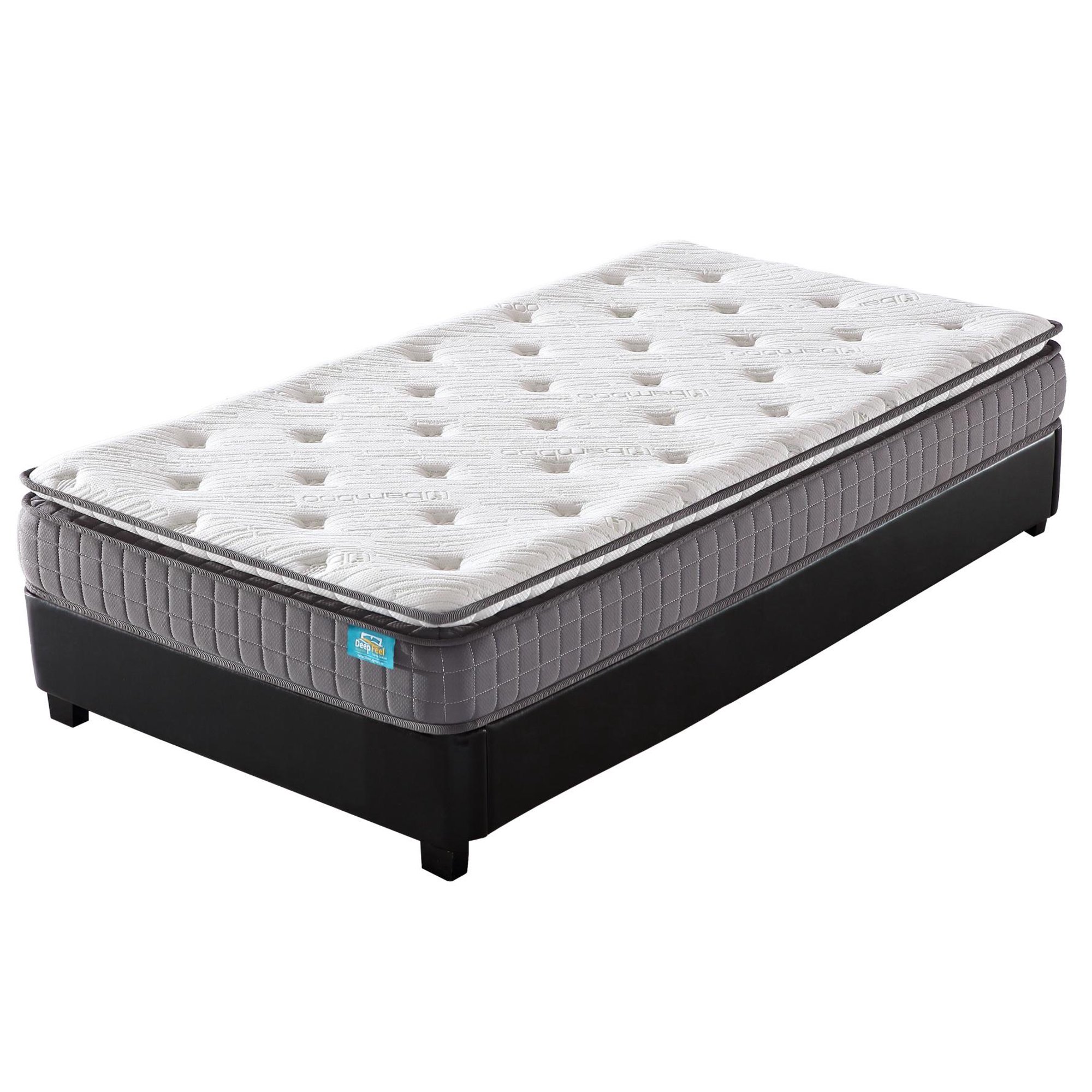 Viscologic Opal Deep Feel Pillow Top Memory Foam Mattress Twin