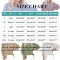 thumbnail image 2 of Craaazy Women Plus Size Tops Loose Fit Solid Color V Neck Button Detail Long Sleeve Cotton Tops for Vacation Gift, 2 of 9