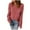 Red, variant on Oplxuo Women's Waffle Knit Long Sleeve T-Shirt 2025 Fall Loose Casual Crewneck Pullover Sweatshirts Tops