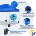 thumbnail image 6 of HOTEEL 10x20 Heavy Duty Pop up Canopy EZ Commercial Outdoor Tent Portable Party Wedding Instant Canopy Shelter All Season Anti-UV Waterproof Tent Gazebo with 6 Removable Sidewalls, Roller Bag, Blue, 6 of 11
