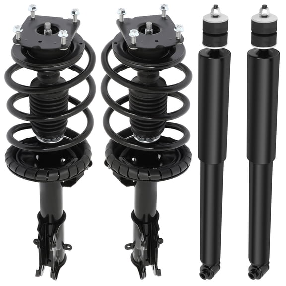 ECCPP Complete Struts Spring Assembly Front and Rear Struts Shock Coil Spring Fit for 2011-2014 for Ford Mustang - 172540 5783