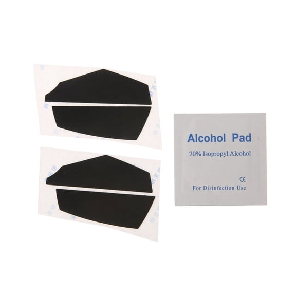 2 Sets of Mouse Feet Mouse Skates for G600 Gaming Mouse Feet Replacement Black 0.6mm Thickness