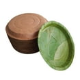 thumbnail image 4 of Palash-Sal Leaf | Natural, Compostable, USDA Certified | Parties, BBQ Disposable Supply | 9" Round Plate | Pack of 50, 4 of 6