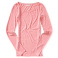 thumbnail image 1 of Camiseta bÃ¡sica Aeropostale de Manga larga jaspeada para mujer naranja mediana, 1 of 2