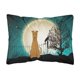 thumbnail image 1 of Caroline's Treasures BB2252PW1216 Almohada decorativa de tela de lona para Halloween Scary Irish Terrier, 12 H x 16 W, multicolor Caroline's Treasures BB2252PW1216, 1 of 1