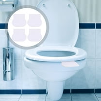 Niceauty Toilet Lid Lift Toilet Seat Lifter Pc White 4Pcs