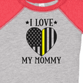 thumbnail image 4 of Inktastic Dispatcher Mommy Gold Line Emergency Boys or Girls Baby Bodysuit, 4 of 5