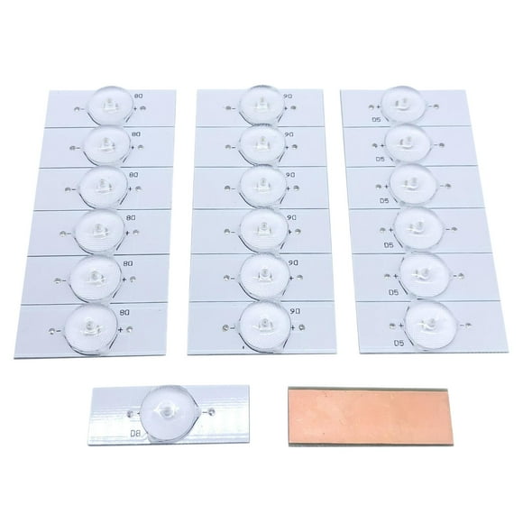 Lámpara SMD de 3V 6V con Lente de Flitter óptico para TV LED de 32-65 Pulgadas 20pcs Macarena luz de fondo de tv