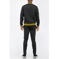 thumbnail image 3 of Mens Designer Lion Head Embroidered Full Suit Track Jacket and Track Pant Jogger Set, 3 of 4