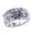 Purple, variant on Women's Gold-Plated Color Separation Branch Creative Diamond Ring