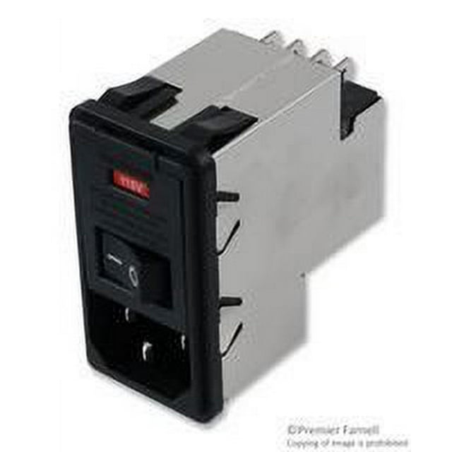 TE CONNECTIVITY/CORCOM PS0SXSSXB Connector, Power Entry, RCPT, 10A, 250VAC