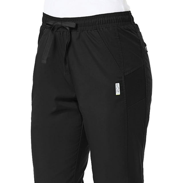 Maevn EON Pantalon D\'uniforme Médical pour Femmes COOLMAX avec Cordon de Serrage et Panneau en Maille