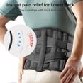 thumbnail image 3 of Back Brace for Lower Back, Immediate Pain Relief Back Support Belt for Men Women with 3D Lumbar Pad, 3 of 5