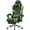 Green, variant on GOOSEA Ergonomic Gaming Chair with Footrest and Massage Lumbar Support, 2D Linkage Armrests and Headrest Pillow, for Office Home and Long Gaming Sessions, 330lbs,Black