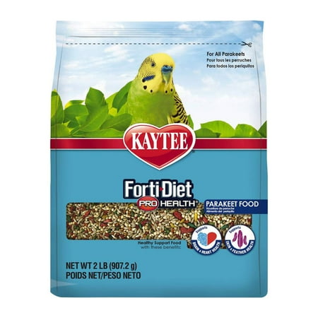 Kaytee Forti Diet Pro Health with Safflower Parrot Bird Food, 2 lb