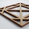 thumbnail image 4 of Ekena Millwork 7 3/8"W x 7 3/8"H x 3/8"T Extra Small Buxton Decorative Fretwork Wood Wall Panels, Red Oak, 4 of 8
