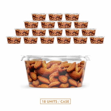 Roasted & Salted Almonds - Grab N' Go - 18 Cups
