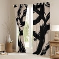 thumbnail image 3 of Homewish Geometric Stripes Lines Curtains Pack of 2 (42x84 Each) for Female Men Teens,Retro Vintage Aesthetic Curtains Blackout,Minimalist Abstract Art Bedroom Curtains,Lightweight Room Decor, 3 of 6