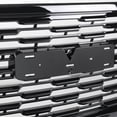 thumbnail image 4 of Spec-D Tuning Polished Black Denali Style Mesh Front Hood Grill Grille Compatible with 2015-2020 GMC Yukon/Yukon XL, 4 of 7