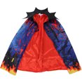thumbnail image 1 of Capa de Halloween, suave y cómoda, accesorio para disfraz, accesorio para fiesta de cosplay, capa de Halloween para niños, 1 of 14