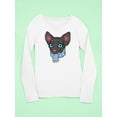 thumbnail image 3 of Sphinx Cat With Scarf Long Sleeve Toddler -Image by Shutterstock,  3 Toddler, 3 of 4