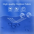 thumbnail image 5 of Kool 11FT Outdoor Patio Umbrella with Crank Handle, Market Umbrella with 8 Sturdy Umbrella Ribs, Waterproof for Garden Deck Backyard Pool, Royal Blue, 5 of 7