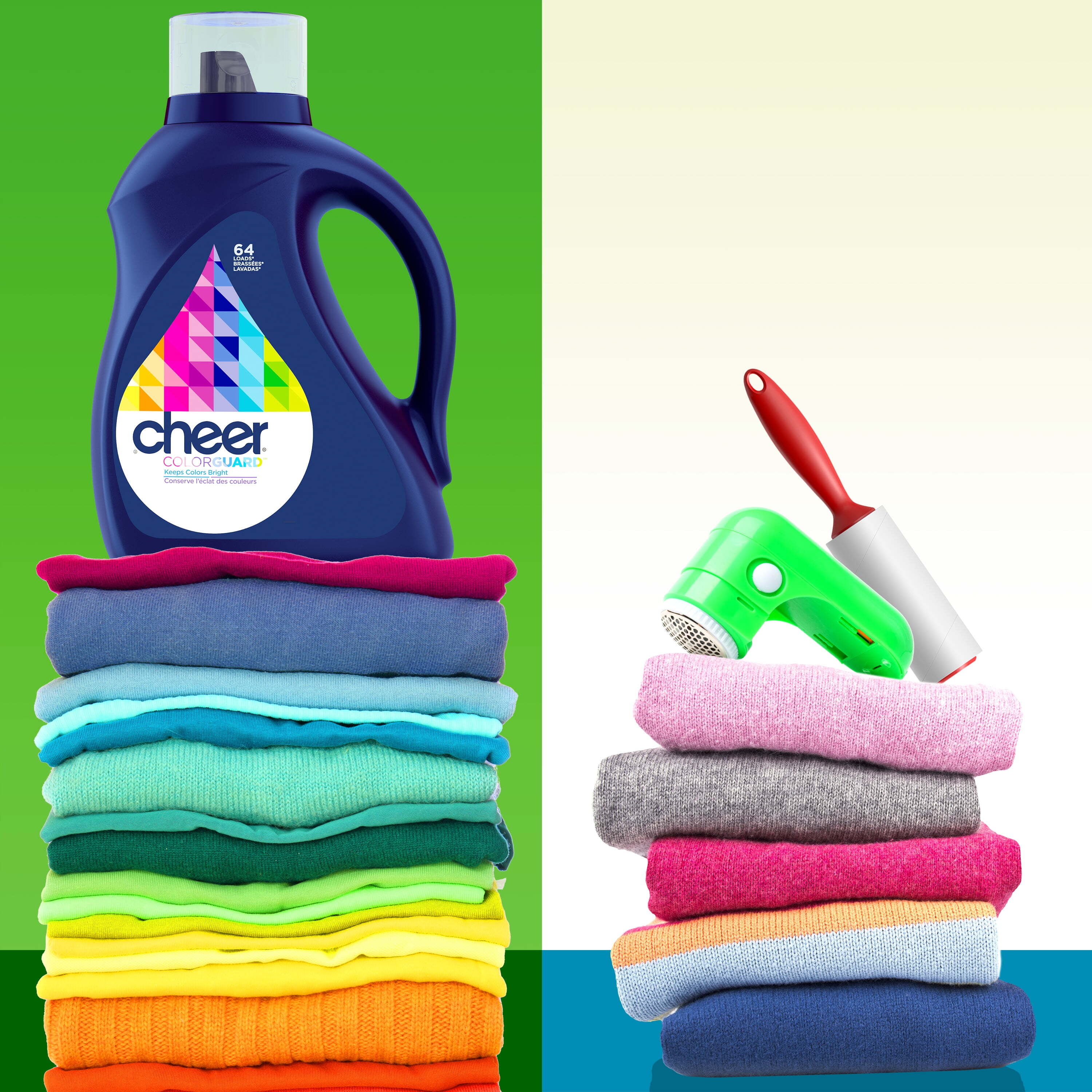 Cheer Liquid Laundry Detergent 107 Loads, 154 fl oz, HE Compatible