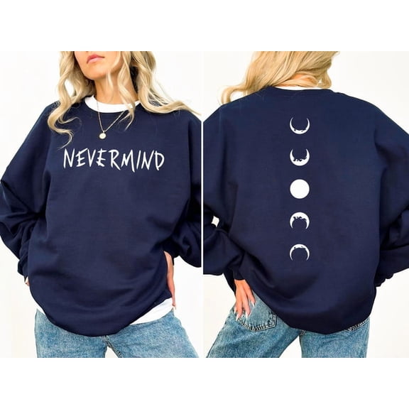 Nevermind Tattoo Sweatshirt, Jimin Bangtan Kpop Sweatshirt - Sizes S-5XL ,Art Print JSC