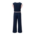 thumbnail image 6 of Women's High-Waist Color Block Short-Sleeve Set – Versatile Daily Ensemble [ZhiHiMeRi] | L, 6 of 6