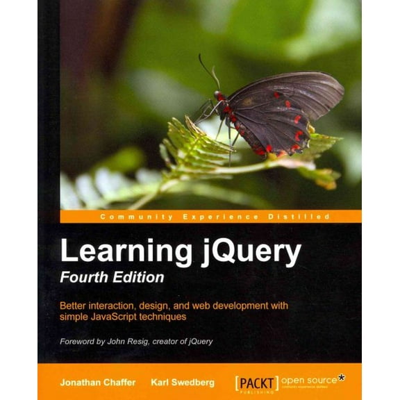 Learning jQuery - Fourth Edition: Add to your current website development skills with this brilliant guide to JQuery. This step by step course needs little prior JavaScript knowledge so is suitable fo