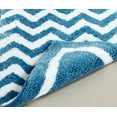 thumbnail image 5 of Better Trends Pegasus Polyester 21" x 34" Bath Mat Rug - Aqua, 5 of 5