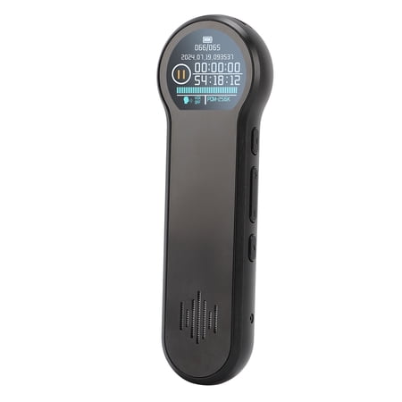Rupoun HD Voice Recorder with Screen, 360 Degree Surround Noise Cancelling Dictaphone, 32GB Memory, One Click Save Audio Recording Device (15 cm / 5.9 inches)
