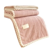 Zonao Warm Lightweight Flannel Blanket-Soft Fluffy Blanket Throw Cozy Plush Blanket Self Care Gifts for Women for Home Bedroom Use(59.06x78.74inch)