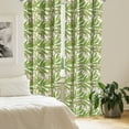 thumbnail image 2 of Ambesonne Nature Window Curtains, Olive Tree Mediterranean, Each 28" W x 95" L, Lime Green and Rose, 2 of 4