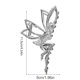 thumbnail image 3 of Crystal Large Hair Claw Clip Fairy Hair Jaw Clip Elf Hair Catch Barrettes Ponytail Holder Hair Props, 3 of 4