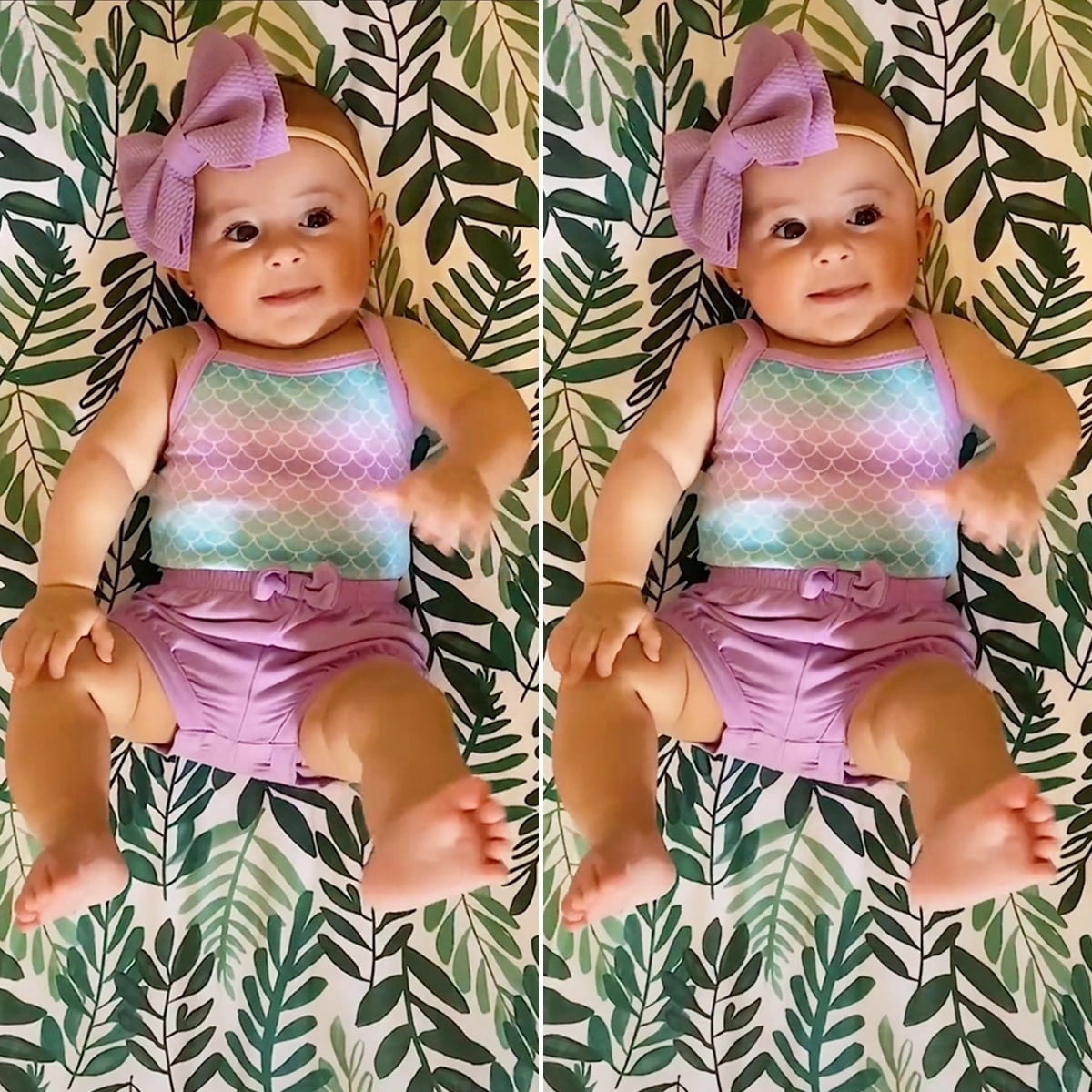 baby girl mermaid outfit
