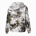 thumbnail image 5 of NOLDARES Camo Hoodie Kids Cute Hoodies Maple Leaf Print Oversized Drop Shoulder Fleece Hooded Cute Hoodies for Teen Girls Boys(N032-Light Gray), 5 of 6