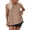 Khaki, variant on Biker Short Sets Womens 2 Piece Tennis Lounge Set 2026 Summer Matching Outfits Sleeveless Loungewear Clothing