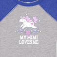thumbnail image 4 of Inktastic My Mimi Loves Me Unicorn Girls Baby Bodysuit, 4 of 5