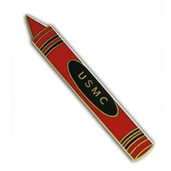 EagleEmblems P14200 PIN-USMC,Crayon/RED (1'')