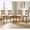 Oak, variant on PAPROOS Dining Chairs Set of 4, Solid Wooden Dining Chairs with Padded Seat, Kitchen Chair with X-shaped Backrest for Dining Room, Oak