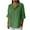 01* Green, variant on bnaln Summer Tops for Women Casual Cotton Linen Shirts 3/4 Sleeve Dressy Blouses V Neck Button Down Shirts Solid Color Loose Comfy Pullover Tops Plus Size Tees Business Work Blouses