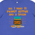 thumbnail image 4 of Inktastic Peanut Butter Spoon Youth T-Shirt, 4 of 5
