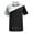 Black/Gray, variant on Monterey Club Men's Aero Colorblock Golf Polo Shirt #1125