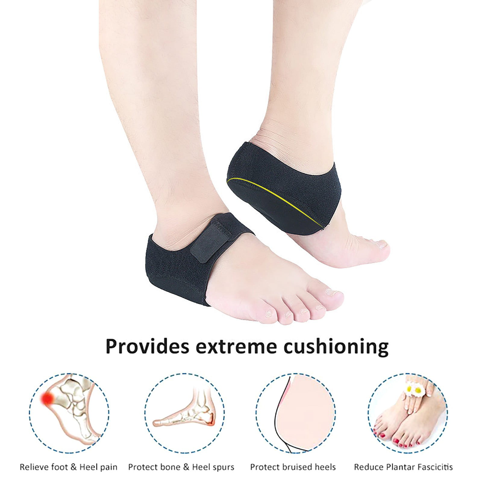 3/4 High Arch Support Inserts // Relieves Bunions, Plantar Fasciitis, Heel  Pain And Foot Pain Caused Only By High Arches - AliExpress